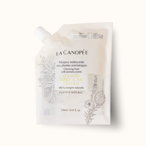 Eco-recharge - Mousse nettoyante aux plantes aromatiques - La Canopée