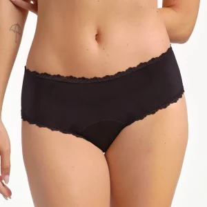 Shorty menstruel dentelle (5 tailles - flux abondant) - Moodz